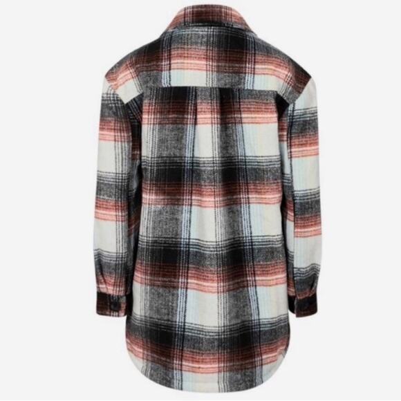 NWT Hurley Plaid Shacket - Picture 2 of 9
